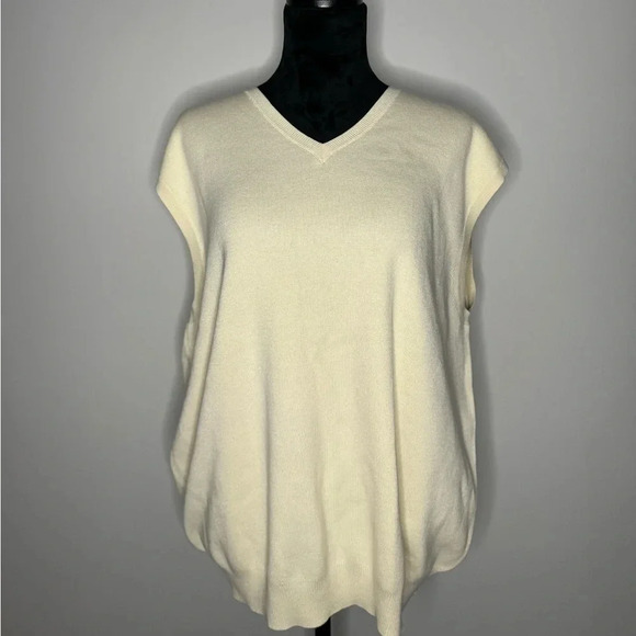 Vintage Sweater Vest 100% Pima Cotton - Picture 7 of 13